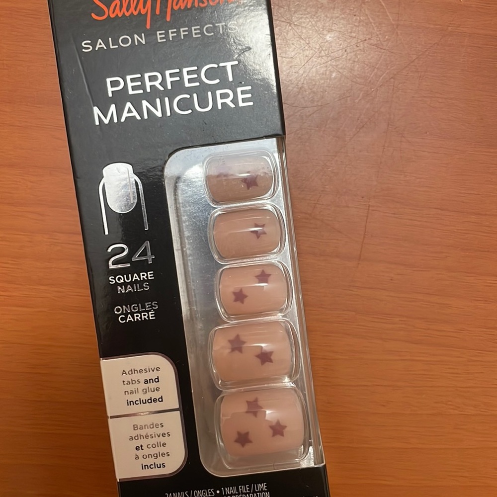 Sally Hansen Salon Effects Perfect Manicure Square Nails, What A Star! - New